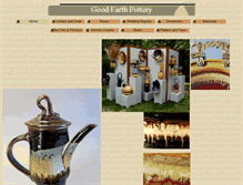 Tablet Screenshot of goodearthpottery.com